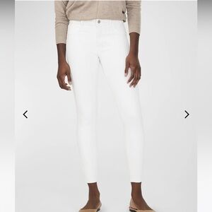 Size 24 DL1961 Florence Instasculpt Mid Rise Jeans White